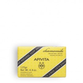 Apivita Natural Soap With Chamomile 125g Φυτικό Σαπούνι με Χαμομήλι