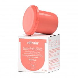 Clinea Moonlight Glow Night Cream Refill Gel-In Balm Κρέμα Νύχτας Λάμψης & Αναζωογόνησης 50ml
