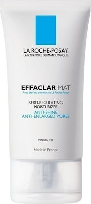 La Roche-Posay Effaclar Mat Ενυδατική Σμηγματορρυθμιστική Κρέμα για Ματ Αποτέλεσμα & Σύσφιξη των Πόρων 40ml