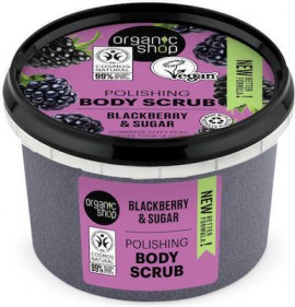 Natura Siberica Organic Shop Polishing Blackberry & Sugar Body Scrub Σώματος Βατόμουρο 250ml