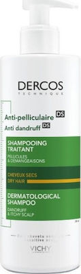Vichy Dercos (-20%) Anti - Dandruff DS Advanced Action Shampoo Σαμπουάν για Ρύθμιση της Ξηροδερμίας και της Πιτυρίδας Ξηρά Μαλλιά 390ml