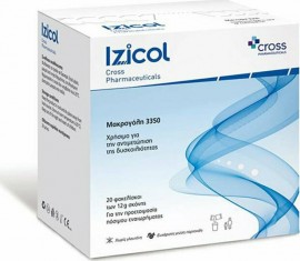Cross Pharma Izicol 20sachets (Ιατροτεχνολογικό Βοήθημα για την Αντιμετώπιση της Δυσκοιλιότητας)