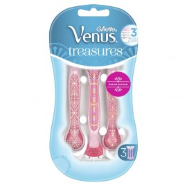 Gillette Venus Treasures Design Edition Ξυραφάκια Με 3 Λεπίδες 3τμχ