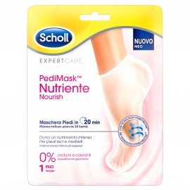 Scholl PediMask Nutriente Nourish Μάσκα Ποδιών με 0% Αρώματα & Χρωστικές 1 ζευγάρι