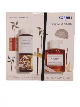 Korres Herbarium Of Philosia Πακέτο Promo Αφρόλουτρο 250ml & Γυναικείο Άρωμα Eau De Toilette 50ml