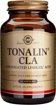 Solgar - Tonalin CLA 1300mg για Μείωση Λίπους Έλεγχο Βάρους και Γράμμωση 60 tabs softgels