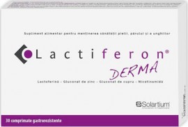 SOLARTIUM Lactiferon Derma Συμπλήρωμα Διατροφής για τη Θεραπεία της Ακμής 30 Δισκία