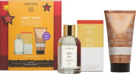 APIVITA Set Sweet Scent: Bee My Honey Eau de Toilette Φρέσκο & Αναζωογονητικό Άρωμα 100ml & Royal Honey Πλούσια Κρέμα Ενυδάτωσης Σώματος 150ml
