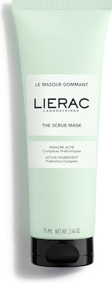 Lierac The Scrub Mask with Prebiotics Complex 75ml 2 σε 1 Μάσκα Απολέπισης Προσώπου για Καθαρισμό, Λείανση & Λάμψη
