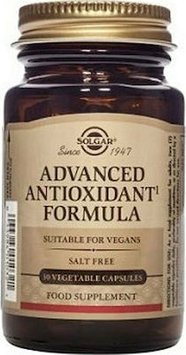 Solgar Advanced Antioxidant Formula Φόρμουλα Με Αντιοξειδωτική Δράση Κατά Των Ελευθέρων Ριζών 30 Φυτικές Κάψουλες