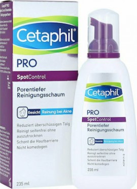 Cetaphil Pro SpotControl Cleansing Foam Αφρός για Βαθύ Καθαρισμό Προσώπου για Δέρμα με Τάση Ακμής, 235ml