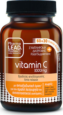 Vitorgan Vitamin C 1000mg Time release 90 ταμπλέτες