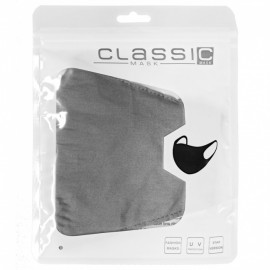 CLASSIC MASK Υφασμάτινη Μάσκα Πολλαπλών Χρήσεων (Γκρι)
