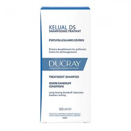 Ducray Shampoo Kelual Ds Σαμπουάν για την σμηγματορροϊκή δερματίτιδα 100ml. Σαμπουάν αγωγής για την σμηγματορροϊκή δερματίτιδα, εντατική φροντίδα για το τριχωτό της κεφαλής, δρα σε όλους τους παράγοντες που έχουν σχέση με τις σοβαρές συνθήκες πιτυρίδας.