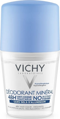 Vichy Deodorant Mineral 48H Αποσμητικό Χωρίς Άλατα Αλουμινίου 50ml