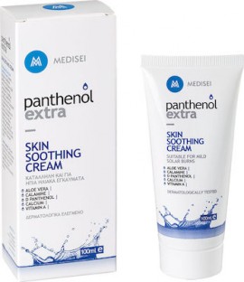 Medisei Panthenol Extra Skin Soothing Cream Κρέμα Κατάλληλη για Ανακούφιση από Ερυθρότητα, Κνησμό και Εγκαύματα 100ml
