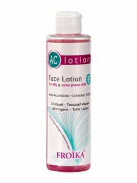 Froika AC Face Lotion F, Νεανικό λιπαρό δέρμα με τάση ακμής 200ml
