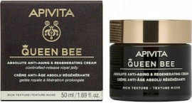 Apivita Queen Bee Κρέμα Απόλυτης Αντιγήρανσης & Αναγέννησης Πλούσιας Υφής 50ml