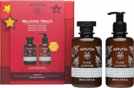 Apivita Promo Pure Jasmine Shower Gel Αφρόλουτρο Με Αιθέρια Έλαια 250ml & Pure Jasmine Γαλάκτωμα Σώματος Με Αιθέρια Έλαια 200ml