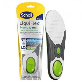 Scholl LiquiFlex Everyday Ανατομικοί Πάτοι Παπουτσιών Large No 42-47 1 ζευγάρι