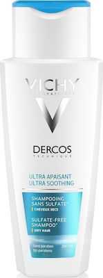 Vichy Dercos Ultra Soothing Σαμπουάν κατά της Ξηροδερμίας για Ξηρά Μαλλιά 200ml