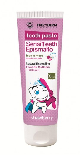 Frezyderm SensiTeeth Epismalto Toothpaste παιδική οδοντόκρεμα φυσικής επισμάλτωσης 1.450ppm 50ml