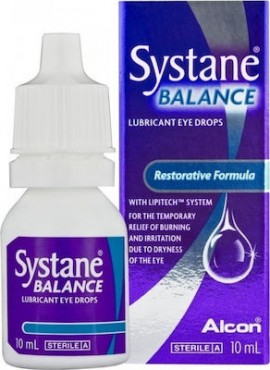 Alcon Systane Balance Drops, Λιπαντικές Οφθαλμικές Σταγόνες﻿ 10ml