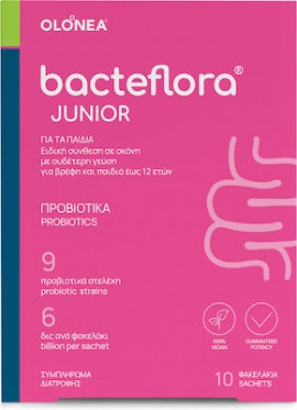 Olonea Bacteflora JuniorΠροβιοτικό για Βρέφη & Παιδιά | 10 φακελάκια