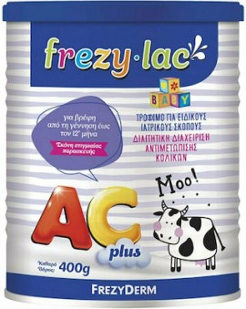 Frezyderm Frezylac AC Plus 0-12m 400gr Βρεφικό Γάλα Αντιμετώπισης Κολικών σε Σκόνη
