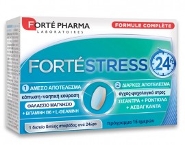 Forte Pharma Fortestress, Συμπλήρωμα Διατροφής Που Συμβάλλει Στην Μείωση Του Στρες & Της Ψυχολογικής Ατονίας 15caps.