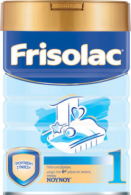 Nounou Frisolac No1 400gr Γάλα για Βρέφη Μέχρι τον 6 Μήνα σε Σκόνη