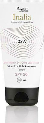 POWER HEALTH Inalia Vitamin-Rich Body Sunscreen Cream Αντηλιακή Κρέμα Σώματος SPF50 150ml