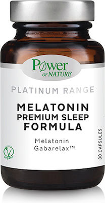 Power Of Nature Platinum Range Melatonin Premium Sleep Formula Συμπλήρωμα Διατροφής με Μελατονίνη 30 Κάψουλες