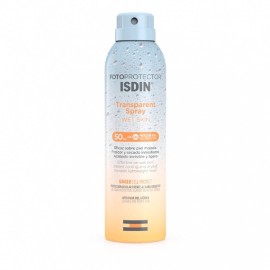 Isdin Fotoprotector Transparent Wet Skin Αδιάβροχη Αντηλιακή Λοσιόν για το Σώμα SPF50 σε Spray 250ml