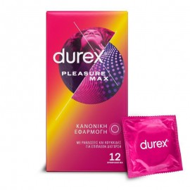 Durex Προφυλακτικά Pleasuremax με Ραβδώσεις 12τμχ