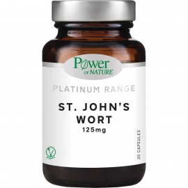 Power Health Platinum Range St. Johns Wort 125mg Συμπλήρωμα Διατροφής Για Ψυχική Ηρεμία & Αντιμετώπιση Της Κατάθλιψης 30 κάψουλες