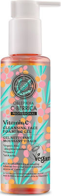 Natura Siberica Oblepikha C-Berrica Vitamin C Cleansing Face Foaming Gel 145ml Τζελ Καθαρισμού Προσώπου με Altai Ιπποφαές, AHA Acids & Βιταμίνη C