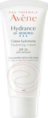 Avene Hydrance UV Riche Cream SPF30 Ενυδατική Κρέμα Για Ξηρό / Ευαίσθητο Δέρμα 40ml