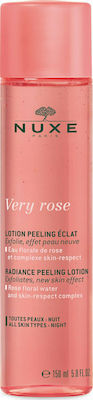Nuxe Very Rose Radiance Pelling Lotion Λοσιόν Απολέπισης Προσώπου για Ανανέωση Επιδερμίδας & Λάμψη - Χρήση το Βράδυ, 150ml