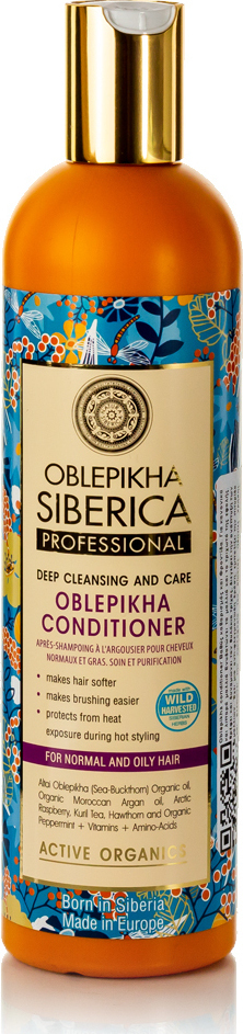 Oblepikha Conditioner Deep Cleansing - Για βαθύ Καθαρισμό και Φροντίδα για Κανονικά και Λιπαρά μαλλιά (400ml)
