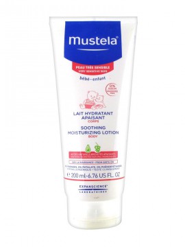 Mustela Bebe Very Sensitive Skin Soothing Moisturizing Lotion Καταπραϋντική Λοσιόν Ενυδάτωσης για Ευαίσθητα Βρεφικά/Παιδικά Δέρματα, 200ml