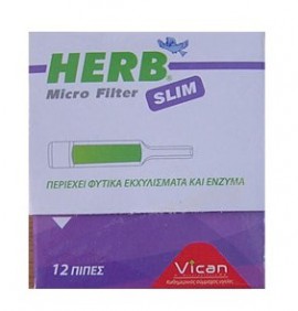 VICAN HERB MICRO FILTER SLIM 12ΤΜΧ.