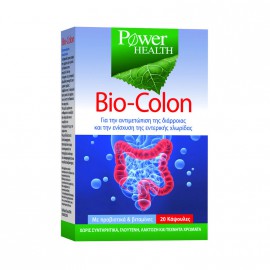 Power Health Bio Colon Για τη θεραπεία της Οξείας Διάρροιας και την Ανακούφιση της Κολίτιδας, 20 caps