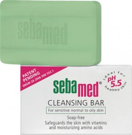 SEBAMED Cleansing Bar, για τον καθρισμό & την φροντίδα της ευαίσθητης, δυσανεκτικής, λιπαρής με τάση ακμής επιδερμίδας. 100gr