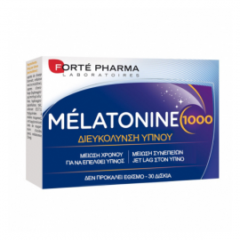 Forte Pharma Melatonine 1000 Συμπλήρωμα Μελατονίνης για την Καταπολέμιση της Αϋπνίας, 30tabs