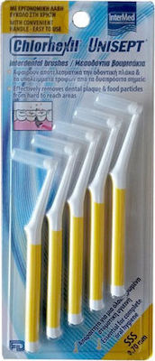 Intermed Chlorhexil Interdental Brushes Μεσοδόντια Βουρτσάκια 0.70mm 5 Τεμάχια