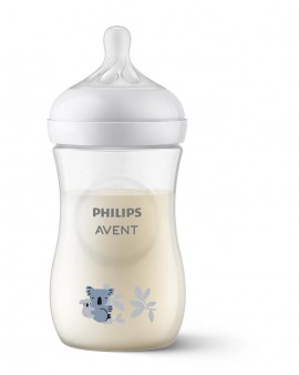Philips Πλαστικό Μπιμπερό Natural Response με Θηλή Σιλικόνης 260ml για 1+ μηνών