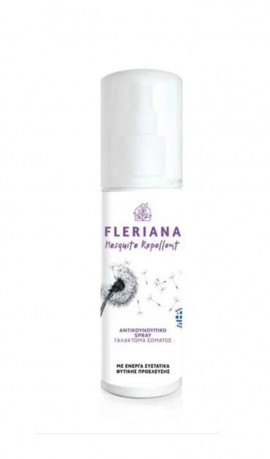 Fleriana Mosquito Repellent Spray Lotion, Αντικουνουπικό Γαλάκτωμα Σώματος σε Σπρέι 75ml