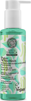 Natura Siberica Bereza Polar White Birch Purifying & Balancing Face Peel 145ml Gel Peeling με Λευκή Σημύδα για Καθαρισμό & Εξισορρόπηση στη Λιπαρή & Ακνεϊκή Επιδερμίδα