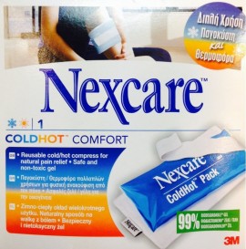 Nexcare ColdHot Comfort Παγοκύστη/Θερμοφόρα Πολλαπλών Χρήσεων για Φυσική Ανακούφιση από τον Πόνο (11cm x 26cm) 1 τμχ